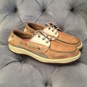Tan Sperry Boat Shoe